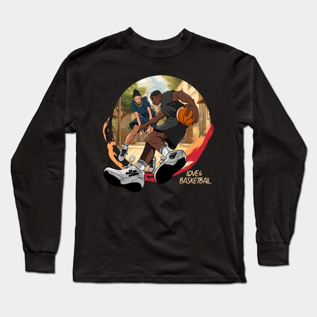 Love & Basketball Long Sleeve T-Shirt by Jones Factory